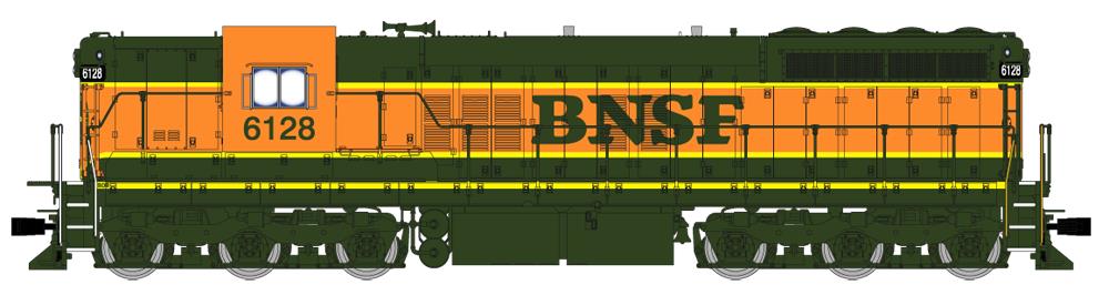 Broadway Limited 4245 HO Burlington Northern Santa Fe EMD SD9 Paragon3™#6132