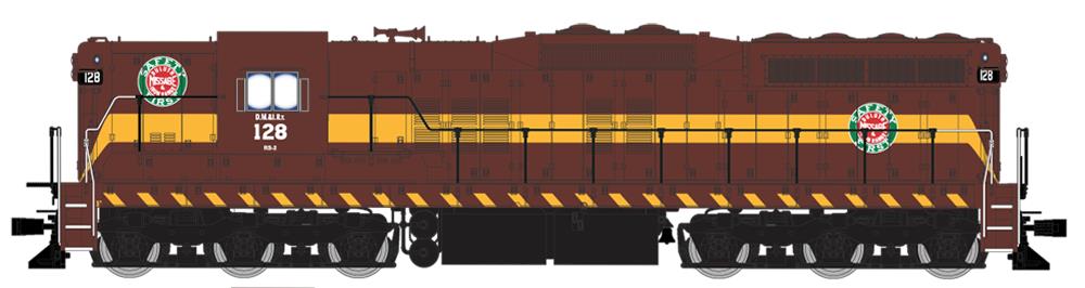 Broadway Limited 4251 HO Duluth, Missabe & Iron Range EMD SD9 Paragon3™ #128