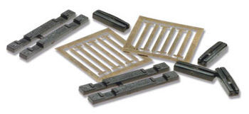Peco SL-112 HO Code 75 to Code 100 Transition Rail Joiners (8 Packs of 24)