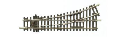 Peco ST-241 HO Code 100 Nickel Silver 22.5º 17" Radius Left Hand Switch Turnout