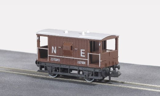 Peco NR-49E N Brake Van, NE - Bauxite