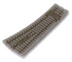 Peco SL-348 N Code 80 No.4 Right Hand Inlay