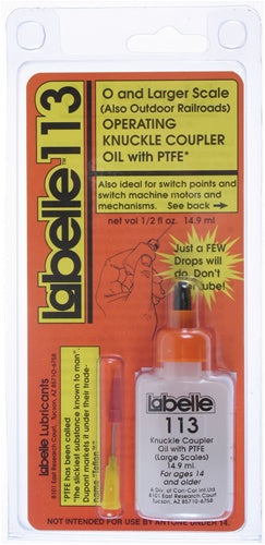 Labelle 113 O Knuckle Coupler Lubricant For O & Larger Scale Knuckle Couplers
