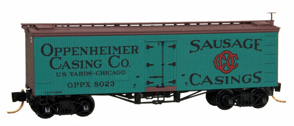 Micro-Trains 05800040 N Oppenheimer Casing Co. 36' Wood Sheathed Reefer #8023