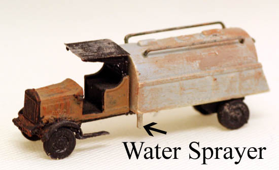 Model Tech Studios JN1089 N Water Sprayer Street Cleaner Work Truck