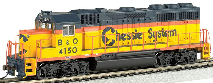 Bachmann 63525 HO Chessie System EMD GP40 - Standard DC #4150