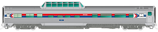 Rapido Trains 116005 HO Amtrak Budd Mid-Train Dome #9562