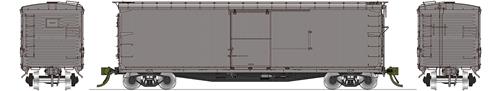 Rapido Trains 130000 HO Undecorated NP 10000-Series 40' Wood Boxcar