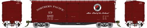 Rapido Trains 130008 HO Northern Pacific NP 10000-Series 40' Wood Boxcar