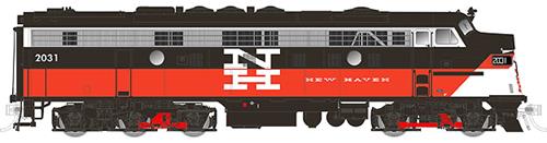 Rapido Trains 15020 N New Haven EMD FL9 with DCC #2037