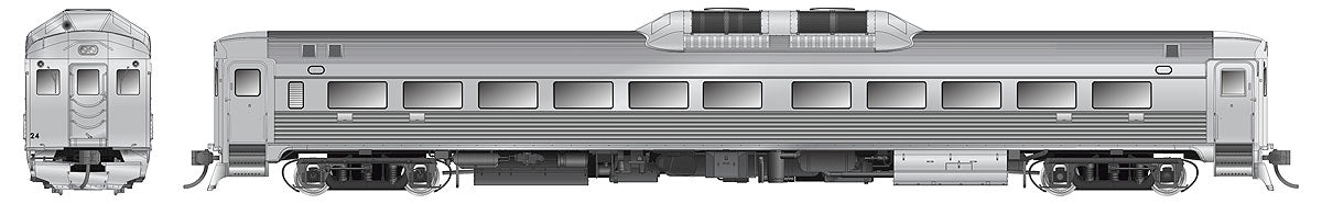 Rapido Trains 16500A HO Painted, Unlettered Budd RDC-1 Phase 1B Diesel Loco