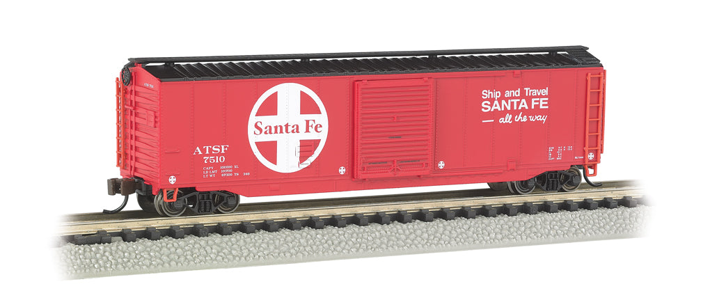 Bachmann 19454 N Santa Fe 50' Sliding Door Box Car #7510