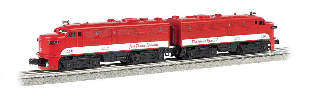 Williams 20091 O Texas Special Alco FA2 A-A Diesel Locomotive Set #210