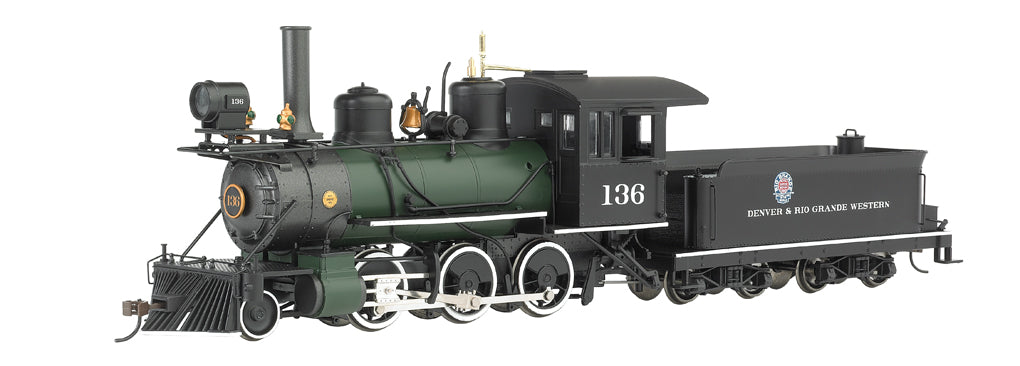 Bachmann 25242 On30 Denver & Rio Grande 2-6-0 Mogul Steam Loco & Tender #136