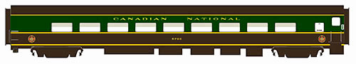 Rapido Trains 505054 N Canadian National Dayniter Leg-Rest Coach #5723