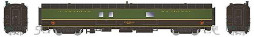 Rapido Trains 506502 N Canadian National 73' Smooth Side Baggage-Express #9280