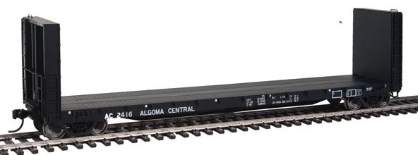 Walthers 920-104309 HO Algoma Central 50' CC&F Bulkhead Flatcar #2416
