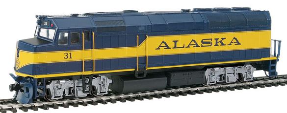 Walthers 910-9455 HO Alaska Railroad EMD F40PH Standard DC #31