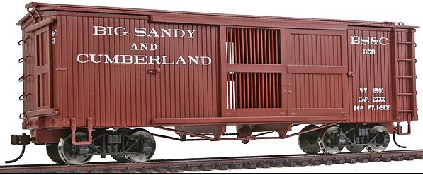 Bachmann 27637 On30 Big Sandy & Cumberland Ventilated Box Car