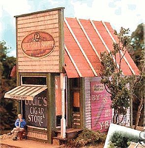 Bar Mills 0492 HO Papa Lou's Cigar Shoppe Kit