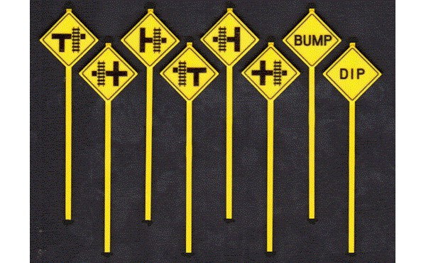 Tichy 2075 O Assorted Warning Signs (8)