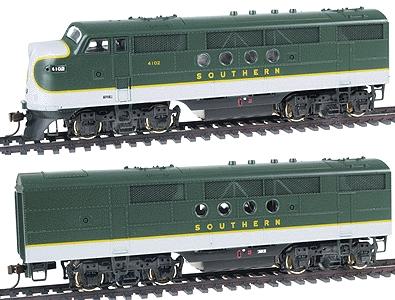 Stewart 5064 HO Southern Diesel EMD FT A (Powered) - B (Dummy) Set #4102-4302