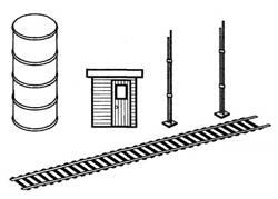 Stewart 304 HO Branchline Cattle Spraying Facility Cast
