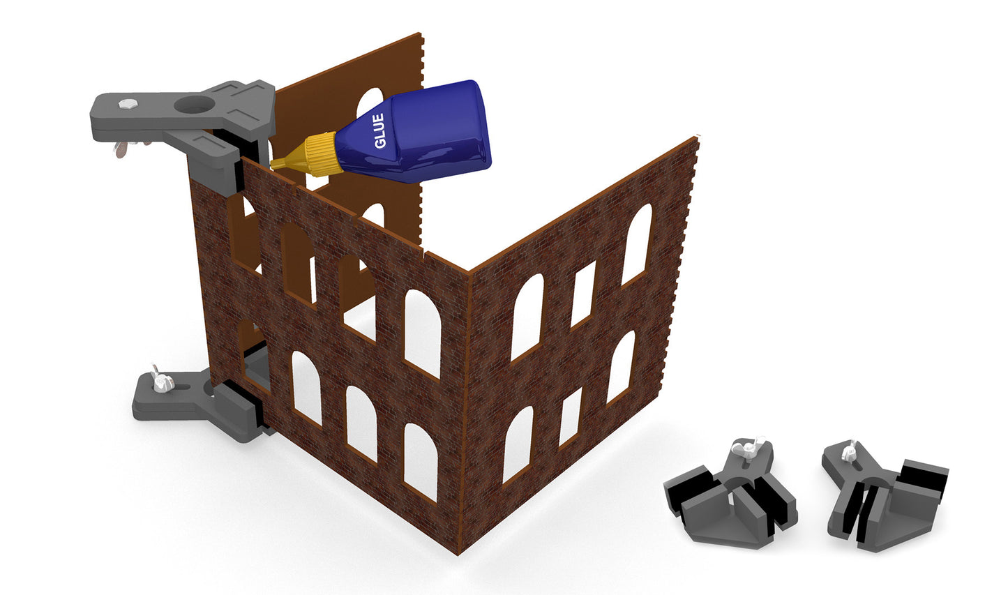 Bachmann 39010 Right Angle Hold and Glue Set