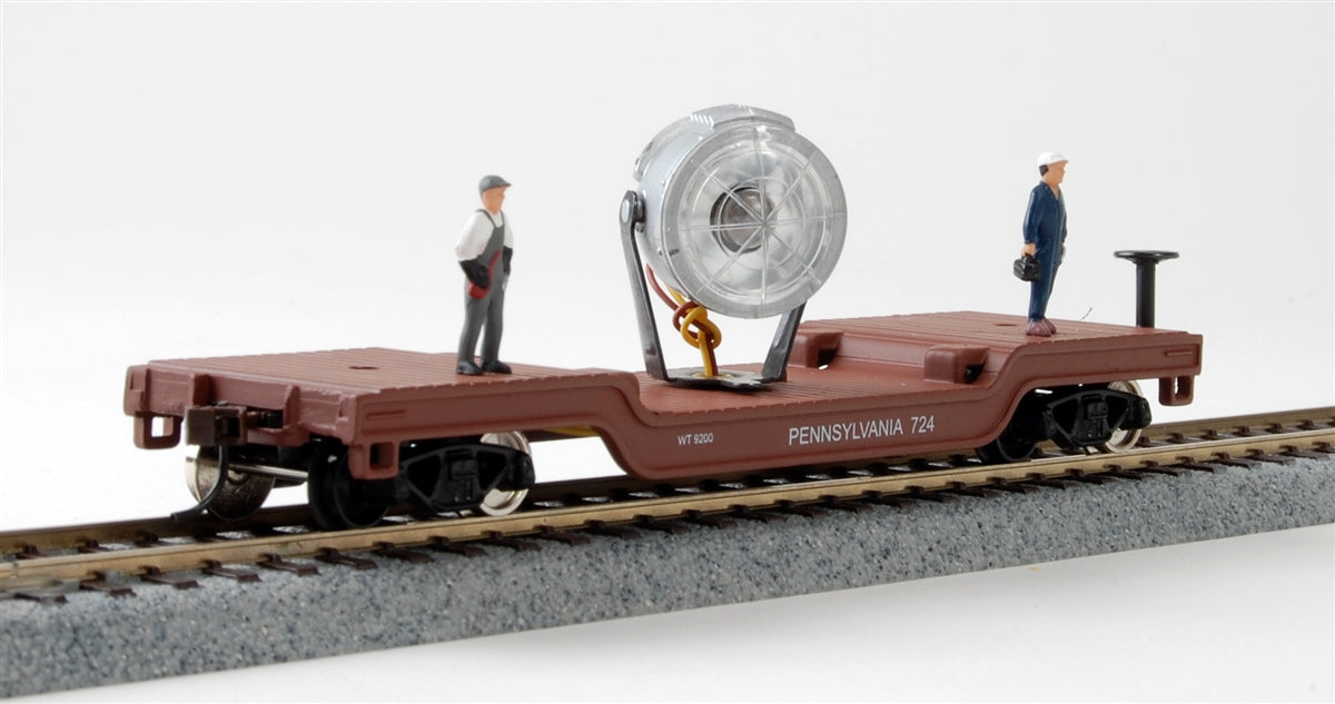 Model Power 98219 HO Pennsylvania 40' Depressed Center Flat Car #724