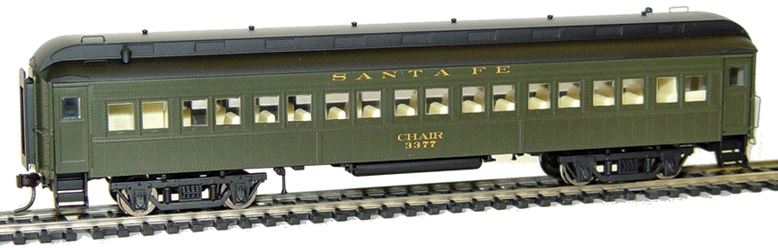 Rivarossi HR4210 HO Santa Fe 60' Heavyweight Coach #3377