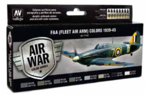 Vallejo Paint 71147 FAA Fleet Air Arm Colors 1939-45 Model Air Paints (Set of 8)