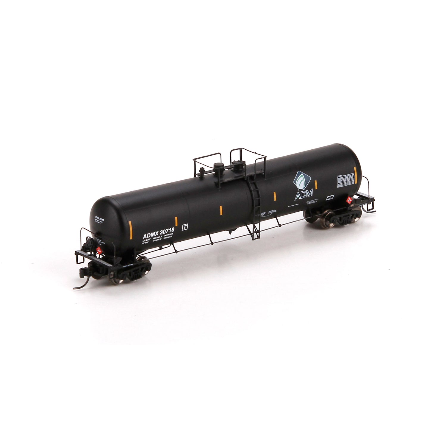 Athearn 24385 N ADM 30,000-Gallon Ethanol Tank Car #30718
