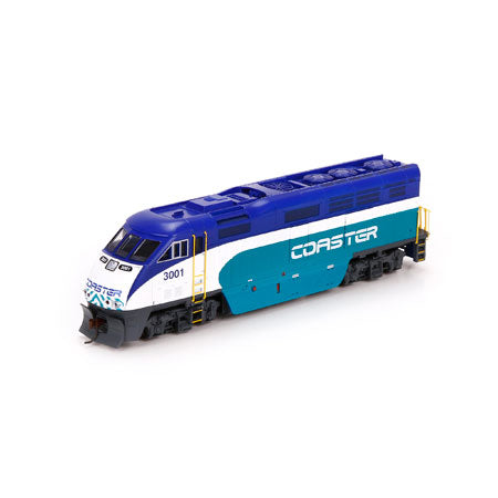 Athearn 26297 HO Coaster F59PHI Diesel Locomotive #3001