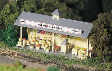 Bachmann 45621 O Scale Plasticville Roadside Stand Kit