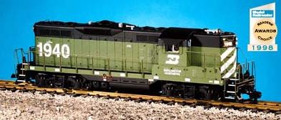 USA Trains R22113 G Burlington Northern EMD GP9 Diesel Locomotive #1942