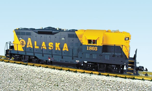 USA Trains 22120 G Alaska Railroad GP-9 Powered Diesel Locomotive #1803