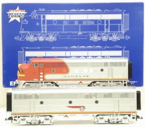 USA Trains R22257 G Santa Fe F3 AB Powered Diesel Locomotive Set