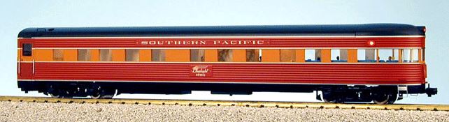 USA Trains 31090 G Scale Southern Pacific Daylight Observation Car -Metal Wheels