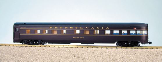USA Trains R31020 G Pennsylvania Aluminum Observation Passenger Car