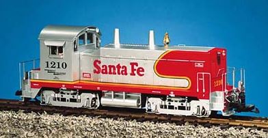 USA Trains 22023 G Santa Fe Warbonnet EMD NW-2 Switcher Diesel Locomotive #1210
