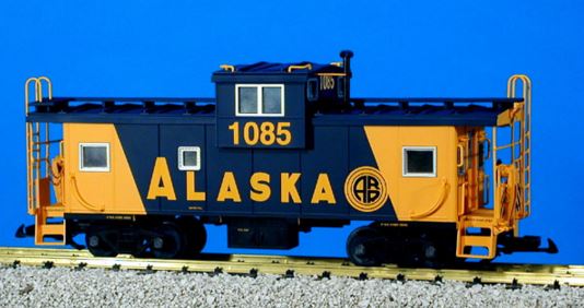 USA Trains 12117 G Alaska Railroad Extended Vision Caboose #1085