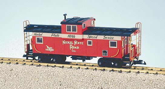 USA Trains 12126 G Nickel Plate Road Extended Vision Caboose #770 (Metal Wheels)