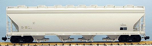 USA Trains R14100 G Undecorated 4 Bay Center Flow Hopper