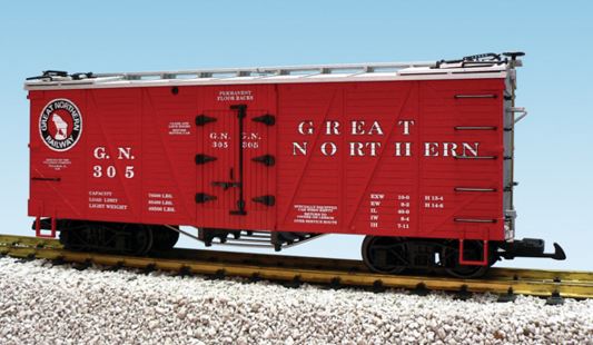 USA Trains R15018 G GN American Series Outside Braced Refrigerator Car #305