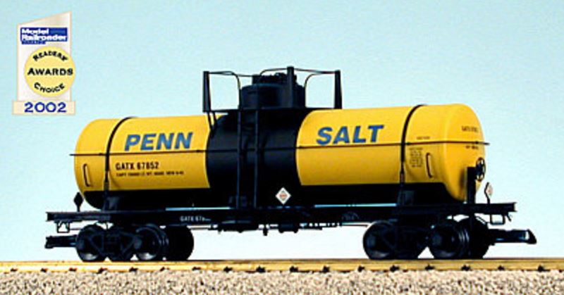 USA Trains 15124 G Penn Salt 10,000-Gallon Tank Car