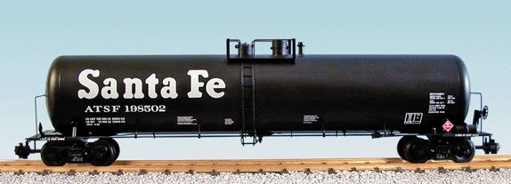 USA Trains R15174 G Santa Fe 55' Extruded Aluminum Modern Tank Car