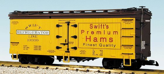 USA Trains R16307 G Swift's Preimum Hams Wood Refrigerator Car