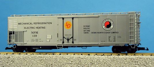 USA Trains R16703 G Northern Pacific 50' Mechanical Refrigerator Car #139