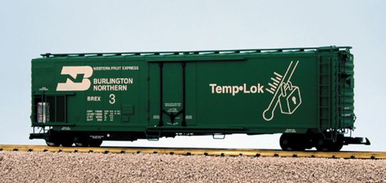 USA Trains R16706 G Burlington Northern 50' Mechanical Refrigerator Car #3 Green