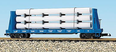 USA Trains 17605 G Conrail Flatcar with Pipe Load